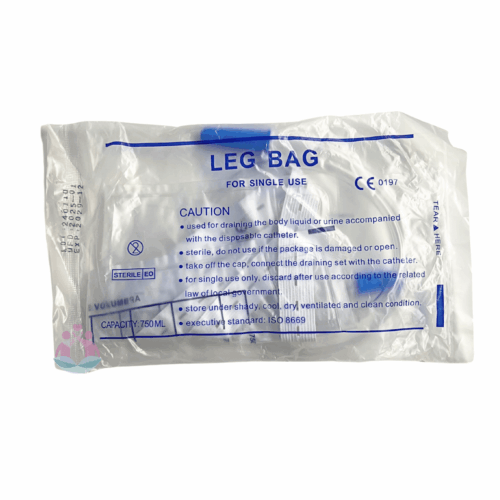 Lag bag with faucet 750ml שקית שתן 750 לרגל עם רצועות וברז ריקון