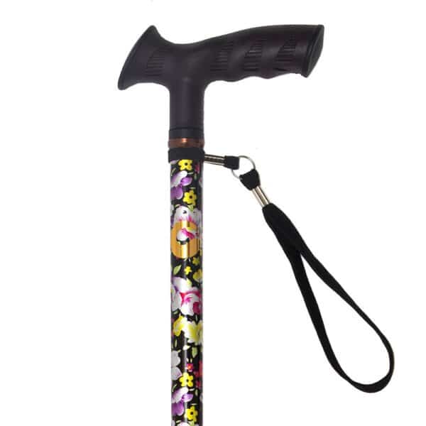 מקל הליכה פרחוני מקל הליכה פרחוני